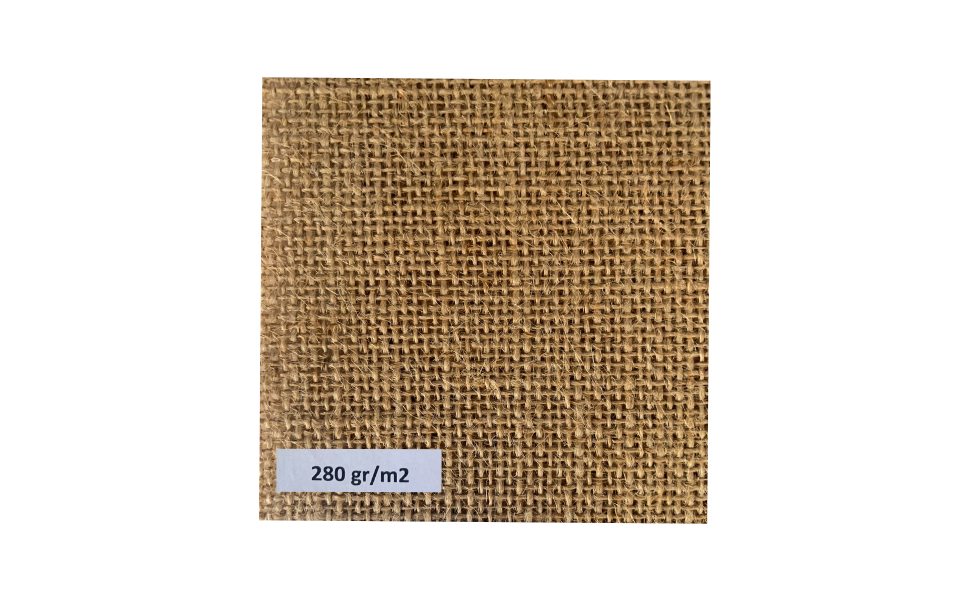 Tissu en jute ou sac 100% naturel pour décoration, vente au mètre linéaire